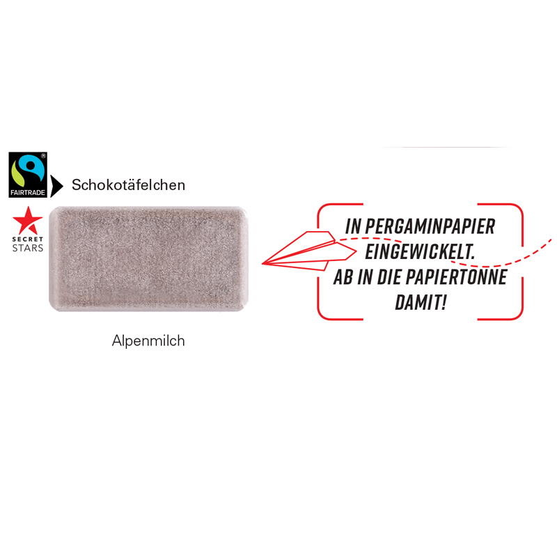 Marken Wand-Adventskalender Eco Papierblister mit Fairtrade, inkl. 4-farbigem Druck Marken Wand-Adventskalender Eco Papierblister mit Fairtrade, inkl. 4-farbigem Druck