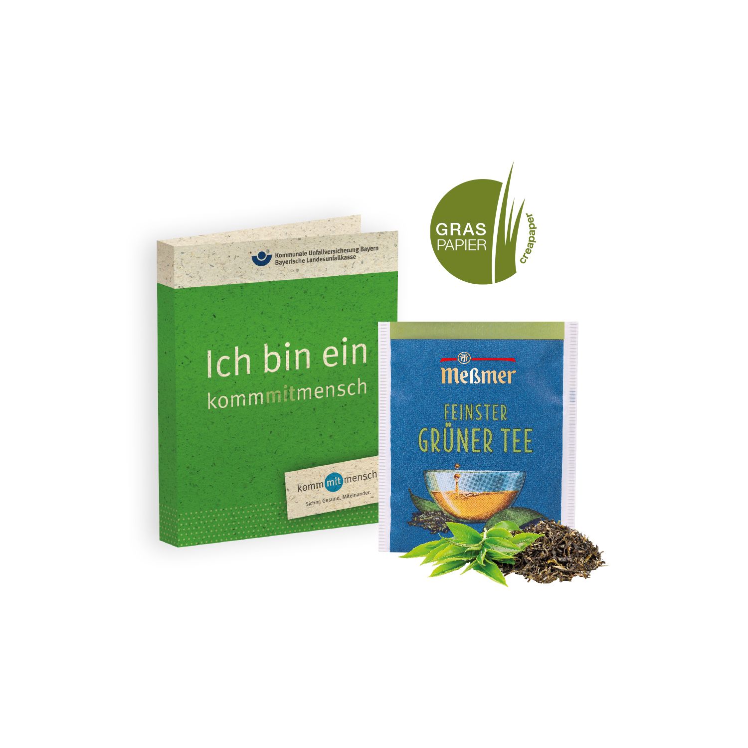 Werbe-Klappkarte Premium-Tee Meßmer, inkl. 4-farbigem Druck Werbe-Klappkarte Premium-Tee Meßmer, inkl. 4-farbigem Druck