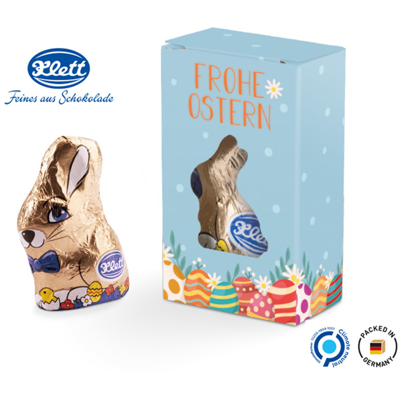 Klett Osterhase, inkl. 4-farbigem Druck 