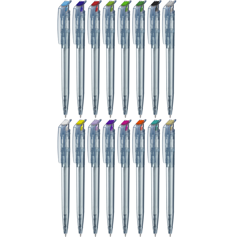 uma Recycled Pet Pen transparent SG Kugelschreiber, inkl. Druck uma Recycled Pet Pen transparent SG Kugelschreiber, inkl. Druck