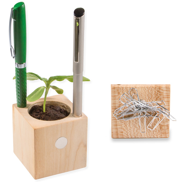 Pflanz-Holz Büro, inkl. 4-farbigem Druck