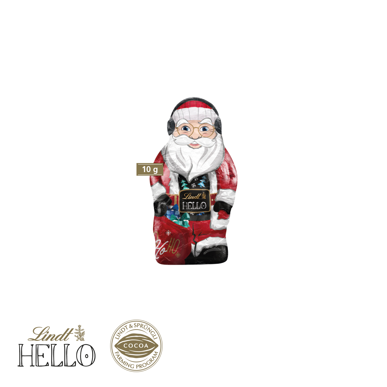 HELLO XMAS Santa 10 g, inkl. 4-farbigem Druck HELLO XMAS Santa 10 g, inkl. 4-farbigem Druck