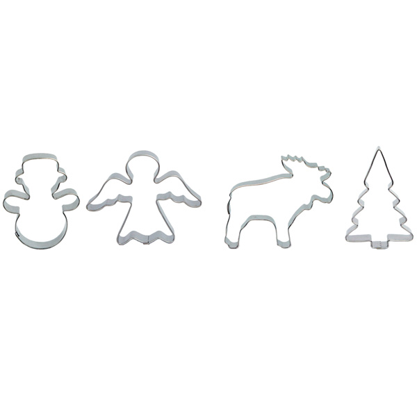 Backförmchen Weihnachten Premium-Box, inkl. 4-farbigem Druck
