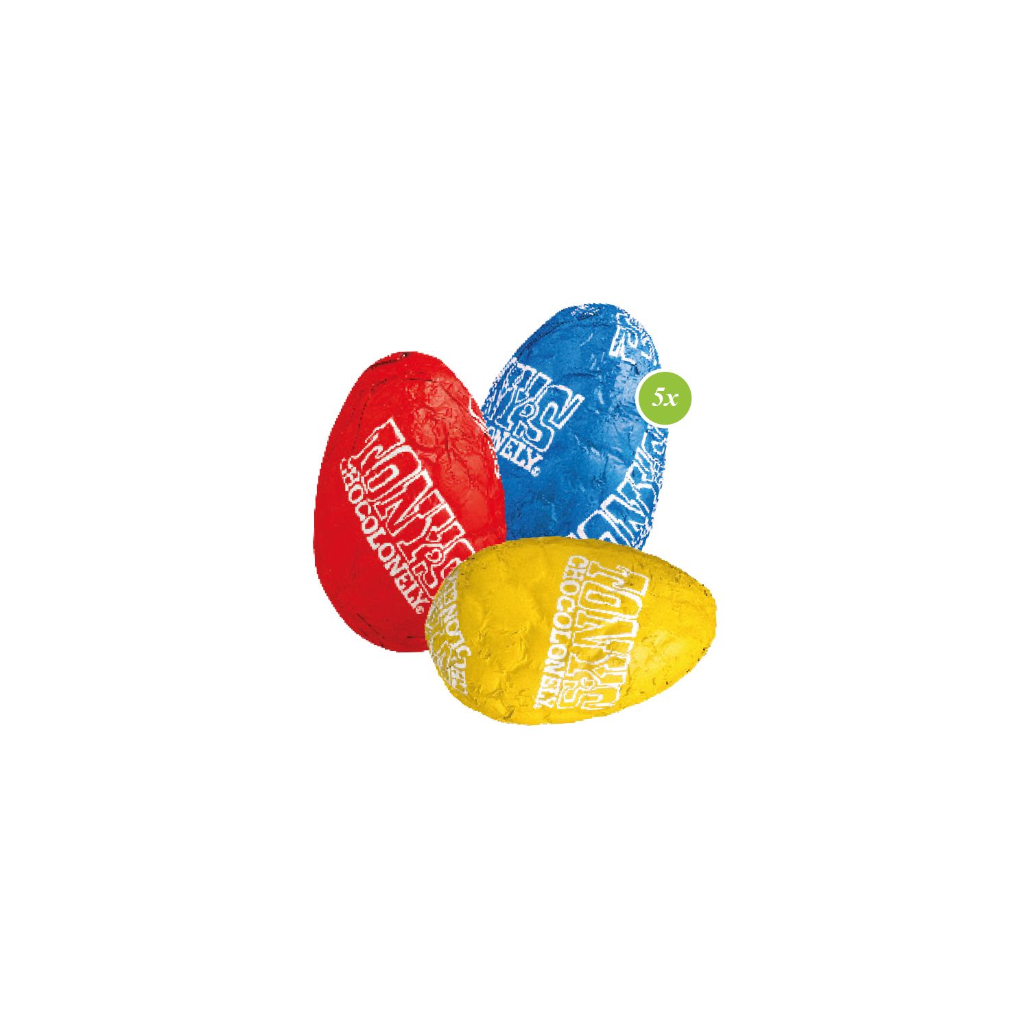 Businesspräsent „Selection Mini“ mit Tony´s Chocolonely Ostereier, inkl. 4-farbigem Druck Businesspräsent „Selection Mini“ mit Tony´s Chocolonely Ostereier, inkl. 4-farbigem Druck