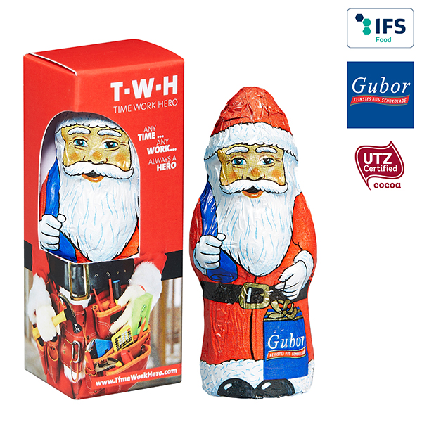 Gubor Weihnachtsmann 20 g, inkl. 1-4-farbigem Druck