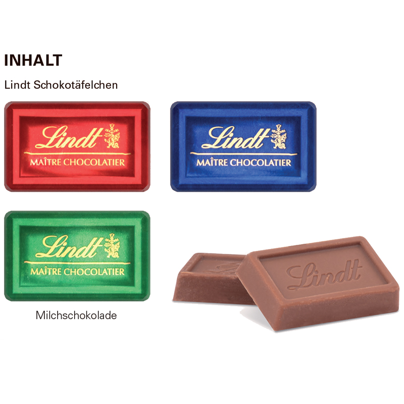 Adventskalender Haus mit Lindt, inkl. 4-farbigem Druck Adventskalender Haus mit Lindt, inkl. 4-farbigem Druck