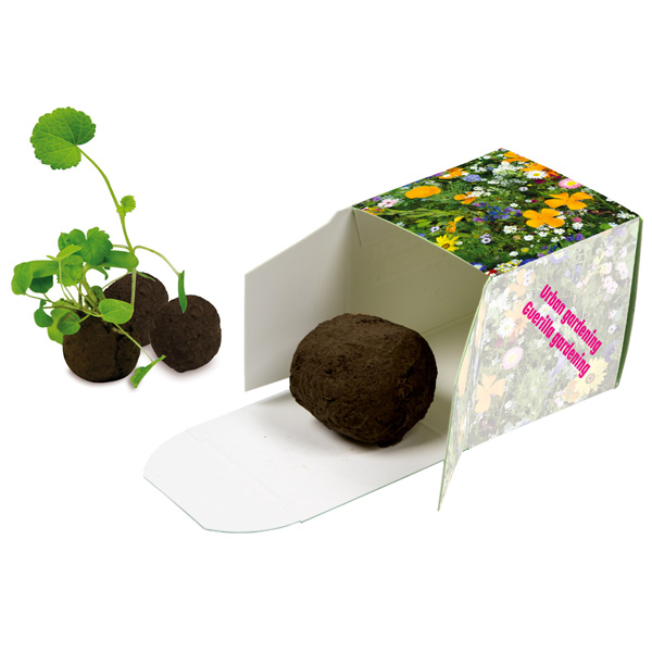Flower-Balls 1er-Box, inkl. 4-farbigem Druck
