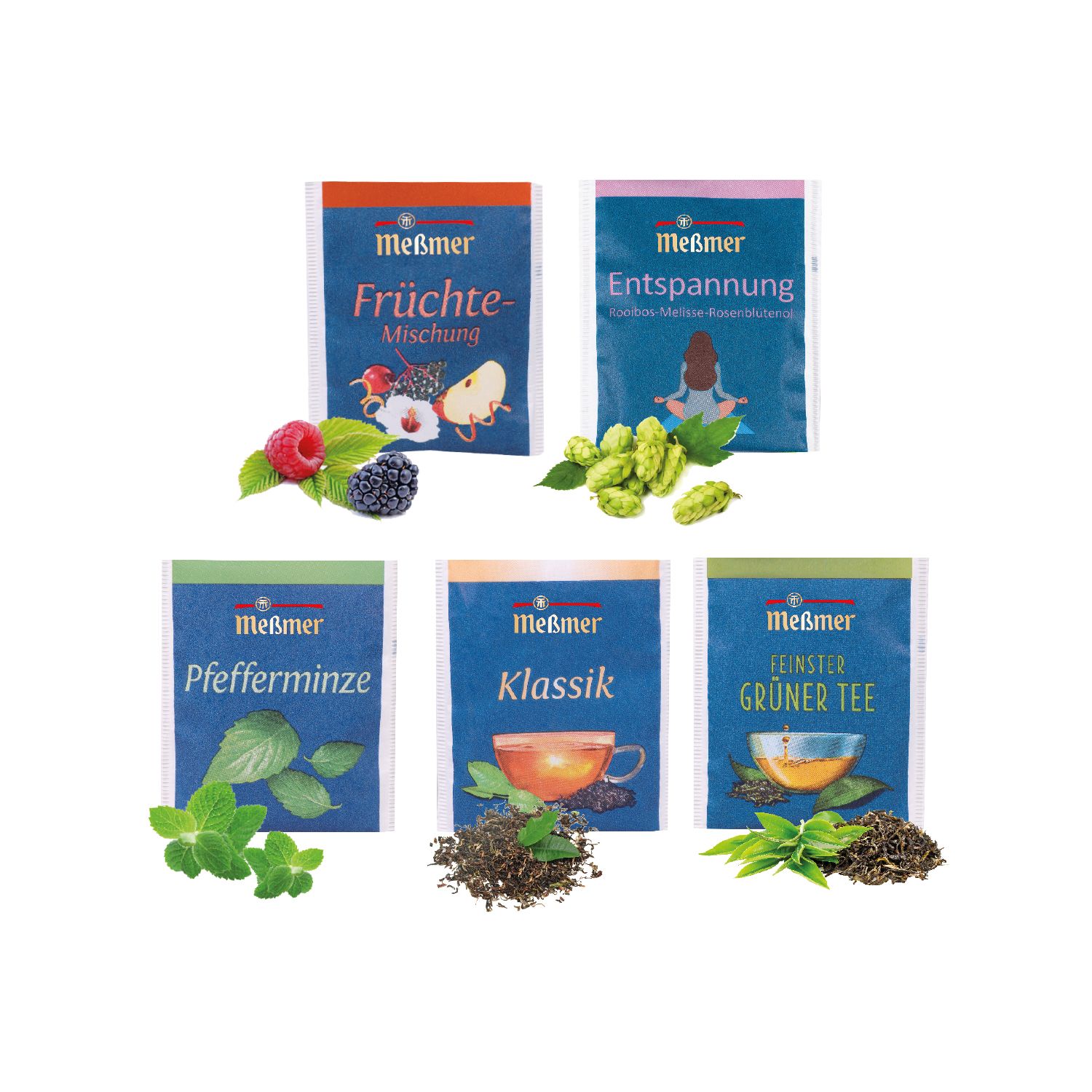 Premium-Tee Meßmer im Werbebrief, inkl. 4-farbigem Druck Premium-Tee Meßmer im Werbebrief, inkl. 4-farbigem Druck
